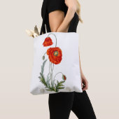  Hand drawn red poppy illustration poppy  Tote Bag (Dichtbij)