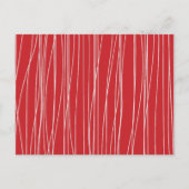 Hand Drawn Red & White Pirate Island Boy Birthday Uitnodiging Briefkaart (Achterkant)