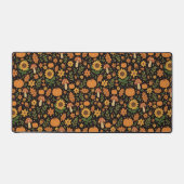 Hand Drawn Rustic Fall Pattern Desk Mat (Voorkant)