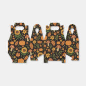 Hand Drawn Rustic Fall Pattern Favor Box Bedankdoosjes (Uitgevouwen)