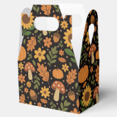 Hand Drawn Rustic Fall Pattern Favor Box Bedankdoosjes (Geopend)