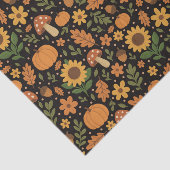 Hand Drawn Rustic Fall Pattern Tissue Paper Tissuepapier (Detail)