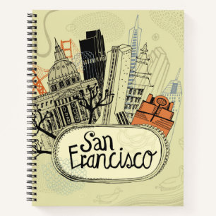 Hand Drawn San Francisco Notitieboek
