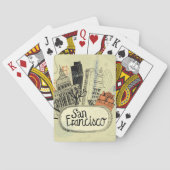 Hand Drawn San Francisco Pokerkaarten (Achterkant)