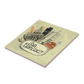 Hand Drawn San Francisco Tegeltje (Zijkant)