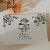 Hand Drawn Scribbles/Doodles Wedding Gastenboek