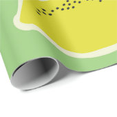 Hand drawn seamless pattern with lemons in yellow, cadeaupapier (Rol Hoek)
