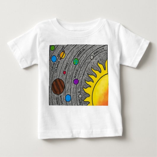 Hand-Drawn Solar System Art – Colorful Space Learn (Voorkant)