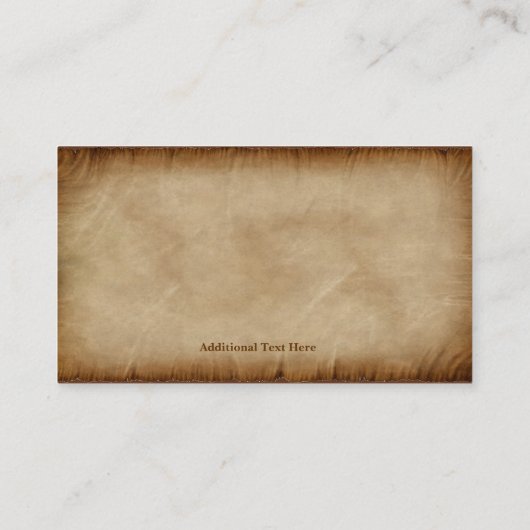 Hand-Drawn Square & Compass Parchment Visitekaartje (Achterkant)