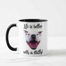Hand Drawn Staffordshire Bull Terrier Mug Mok
