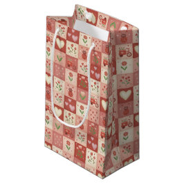 Hand Drawn Sweet Patchwork - Gift Bag Klein Cadeauzakje