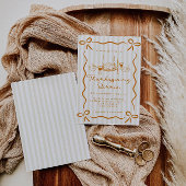 Hand Drawn Thanksgiving Dinner Invitation Kaart