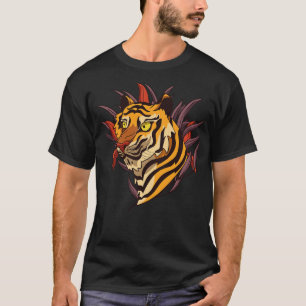 Hand Drawn Tiger Head T-shirt