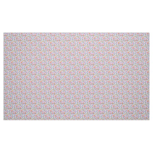 Hand Drawn Tiny Floral Pattern Stof (Fat Quarter)
