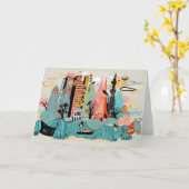 Hand Drawn Tokyo Japan Kaart (Gele Bloem)