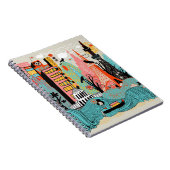 Hand Drawn Tokyo Japan Notitieboek (Rechterzijde)