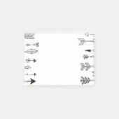 Hand Drawn Tribal Arrow Art Post-it® Notes (Voorkant)