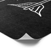 Hand Drawn Tribal Arrow Chalkboard Poster (Hoek)