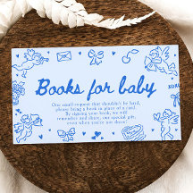 Hand Drawn Valentine Baby Shower Books For Baby