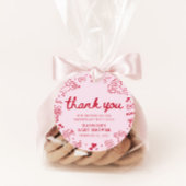 Hand Drawn Valentine Little Sweetheart Baby Shower Bedankjes Labels