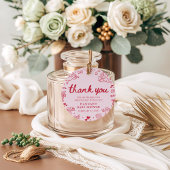 Hand Drawn Valentine Little Sweetheart Baby Shower Bedankjes Labels