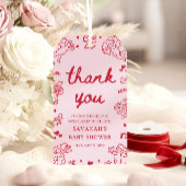 Hand Drawn Valentine Little Sweetheart Baby Shower Cadeaulabel