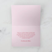 Hand Drawn Valentine Sweetheart Thank you card Bedankkaart (Binnen)