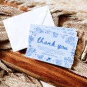 Hand Drawn Valentine Sweetheart Thank you card Bedankkaart