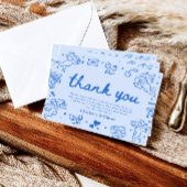 Hand Drawn Valentine Sweetheart Thank you card Kaart