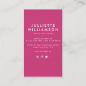 Hand Drawn Wedding Cake Waterverf Visitekaartje (Achterkant)