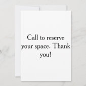 Hand Drawn Wedding Invitation Card Kaart (Achterkant)