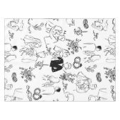 hand drawn wedding marriage engagement proposal tafelkleed (Voorkant (Horizontaal))