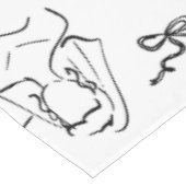 hand drawn wedding marriage engagement proposal tafelkleed (Gekanteld)