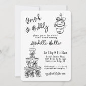 Hand Drawn Whimsical Bridal Shower Kaart (Voorkant)