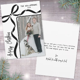 Hand Drawn Whimsical Merry Christmas Feestdagenkaart