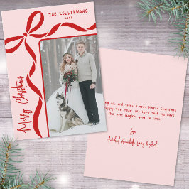 Hand Drawn Whimsical Merry Christmas Feestdagenkaart