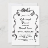 Hand Drawn Whimsical wedding rehearsal dinner Kaart (Voorkant)
