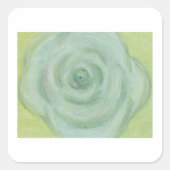 Hand-drawn White Rose Sticker (Voorkant)