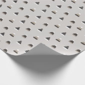 Hand Drawn Wool Pet Patroon Cadeaupapier (Hoek)