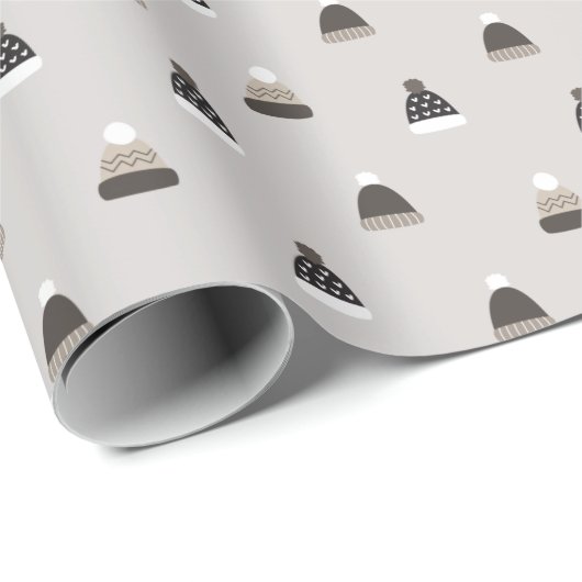 Hand Drawn Wool Pet Patroon Cadeaupapier (Rol Hoek)