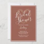 Hand Drawn Wreath Heart Boho Vrijgezellenfeest Kaart (Voorkant)