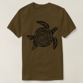 Hand Drawn Zee Turtle Afbeelding T-shirt (Design voorkant)