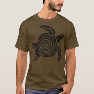 Hand Drawn Zee Turtle Afbeelding T-shirt