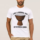 HAND DRUM DRUMMER GUY DJEMBE T-SHIRTS (Voorkant)