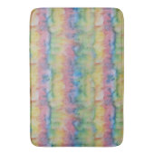 Hand Dyed Rainbow Stripe Badmat (Voorkant Verticaal)