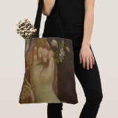 Hand en bloemen tote bag (Dichtbij)