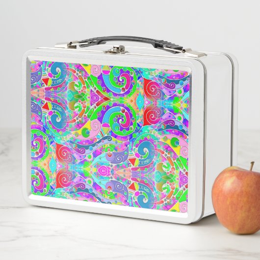 Hand- en digitaal gekleurd patroon art 22 (In situ)