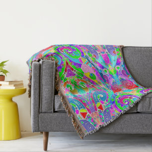 Hand- en digitaal gekleurd patroon art 22 deken