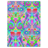 Hand- en digitaal gekleurd patroon art 22 klembord (Achterkant)