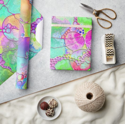 Hand- en digitaal gekleurd patroonartikel 41 cadeaupapier (Crafts)